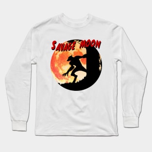 Savage Moon Long Sleeve T-Shirt